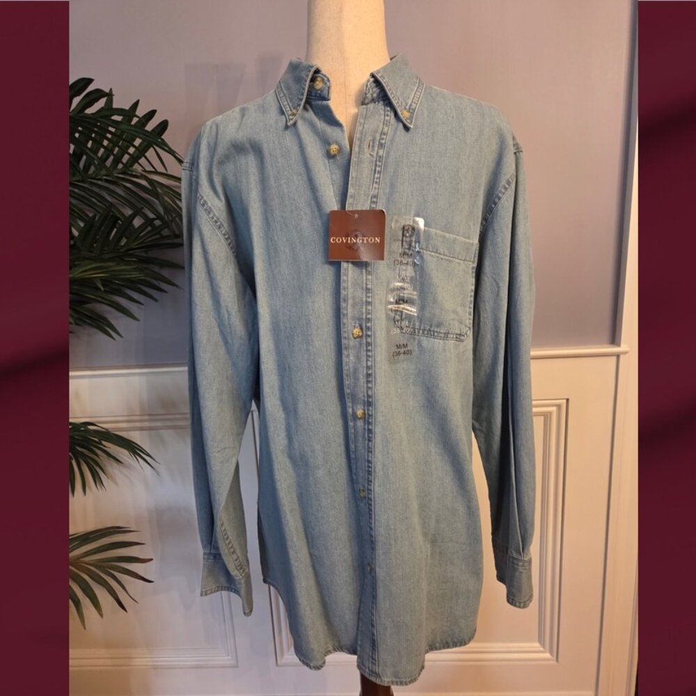 Covington 100% Cotton Denim Mens Shirt